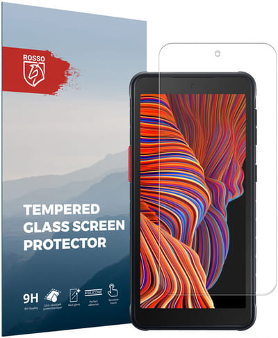Rosso 9H Tempered Glass Screen Protector Geschikt voor Samsung Galaxy Xcover 5 | Glasplaatje | Beschermlaag | Beschermglas | 9H Hardheid