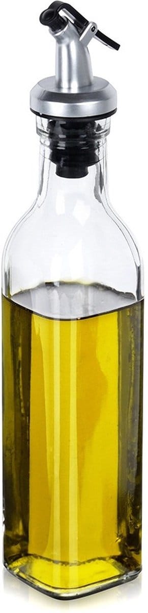 Azijn en Oliefles Glas met Dispenser 250 ml - voor Olijfolie - Keuken
