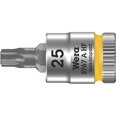 Wera 05003365001 8772 A HF Zyklop Dopbit - Torx - T25 x 28mm - 1/4"