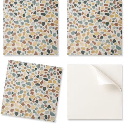 Set PVC-tegels met een patroon voor de woonkamer, zelfklevend, mozaïekpatroon, 20x20x20 cm