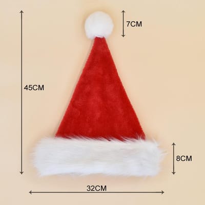 Kerstman Kerstmuts Xmas Lange Pluche Feestdagen Rode Hoed Voor Volwassenen En Kinderen Unisex 2023 Nieuwjaar Feestelijke Feestartikelen