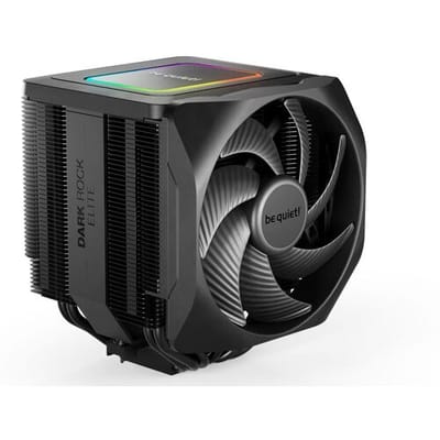 Be Quiet! - Dark Rock Elite - CPU Koeler - Dual Tower - 2x 135mm PWM - ARGB - Zwart