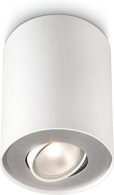 Philips Hue Pillar Opbouwspot (Wit) - Wit en Gekleurd Licht - Plafondspot met 1 Lichtpunt - GU10 - Hue White and Color Ambiance