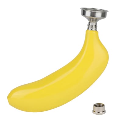 Roestvrij Staal 5oz Draagbare Fruitvormige Whiskey Likeur Alcohol Zakfles met Trechter