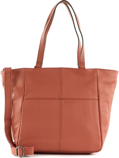 FREDsBRUDER Leren Schoudertas Pruvia Shopper Light Rust Terracotta