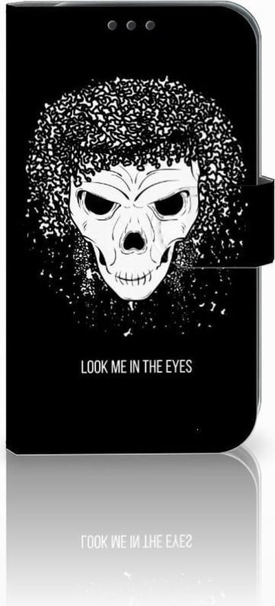 Telefoonhoesje met Naam Samsung Galaxy Xcover 4 | Xcover 4s Skull Hair