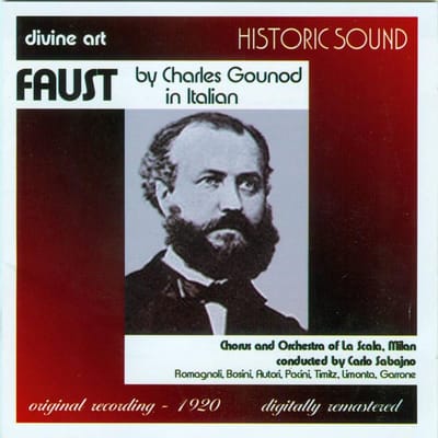 Chorus And Orchestra Of La Scala Milan, Carlo Sabajno - Gounod: Faust (2 CD)