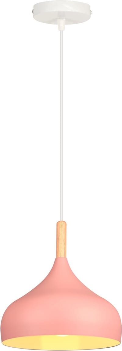 Hanglamp Woonkamer Moderne Plafondlamp E27 Kroonluchter voor Slaapkamer Keuken Hal Roze