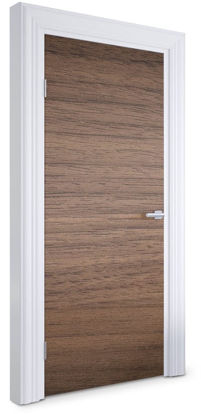 Wallfluent Deursticker - Houten textuur Deur plakfolie - 95 x 205 cm - Bruin Deurbehang Sticker - Moderne Deur Sticker - Imitatietextuur Deurbehang - Deursticker voor de Slaapkamer - Deurfolie