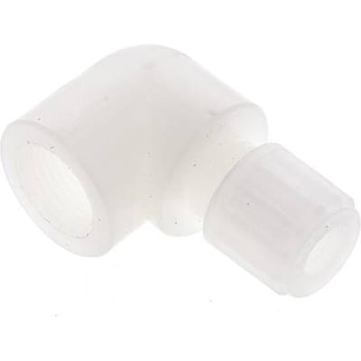 8x6mm & G3/8'' PVDF L-Vorm Knelfitting Binnendraad 10bar