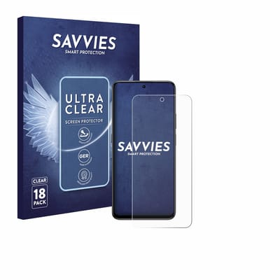 Savvies - Screenprotector voor Honor 400 Smart 4G - Folie Beschermfolie transparant 18 Stuks