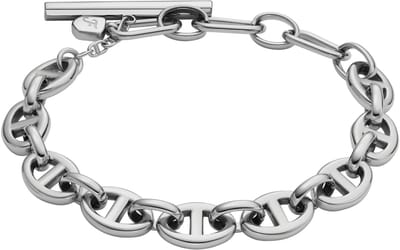 FOSSIL Armband Heritage Bracelet Silver Zilverkleurig