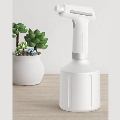 Elektrische Spuitfles - Gieter Vernevelaar - Planten Verzorgen - Automatisch Sproeien - 15 x 12 cm - Zwart