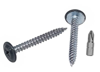 Houtschroeven - Metaal Schroeven - Klussen Thuis - Geverfde Kop - 4.2 x 38 mm - Antracietgrijs