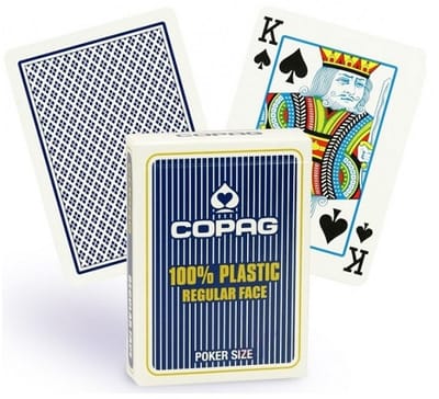 COPAG-pokerkaart - 100% plastic, standaardindex