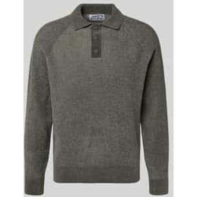 Gebreide pullover met polokraag