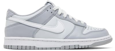 Nike Dunk Low GS Pure Platinum Wolf Grey Kinder Sneakers Wit DH9765-001 38.5 white