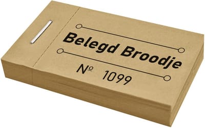 CombiCraft consumptiebonnen belegd broodje caramel - 5 boekjes met in totaal 250 bonnen