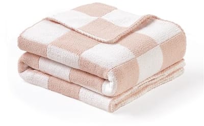 Zachte Warme Chenille Babydeken 75 x 100 cm - Ideaal Kraamcadeau voor Jongens en Meisjes