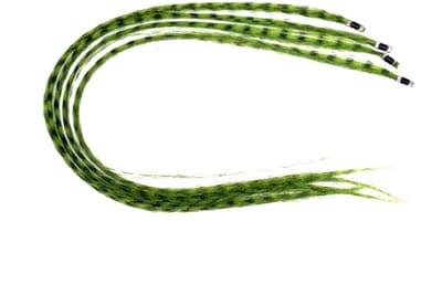 Funny feather look extensions groen 4 extensions