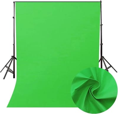 Greenscreen - Green Achtergronddoek - Uitrekbare Groen Scherm - Fotografiedoek - 300x400cm