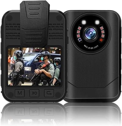 Draagbare Camera - Mini Recorder - Veiligheid Vastleggen - 170 Graden Lens - 128GB Opslag - Zwart