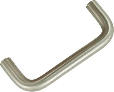 TQ4U draadgreep Ø 7mm x 64mm ronde hoeken | MAT VERNIKKELD