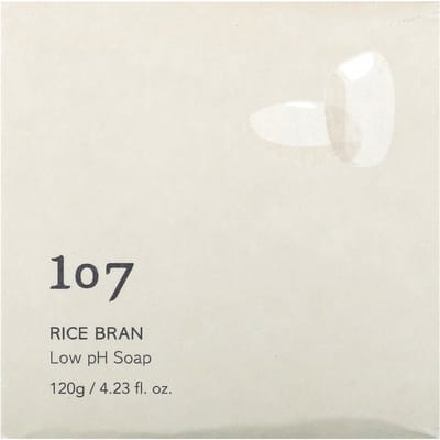 107 Beauty, Rice Bran, Hypoallergenic Soap, 4.23 fl oz (120 g) white