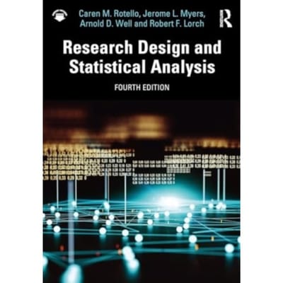 Research Design And Statistical Analysis - Caren M. Rotello