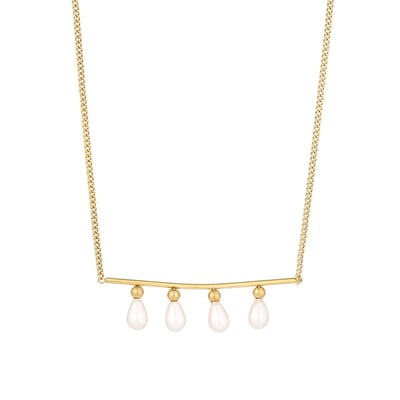 Victorious Dames Ketting - Goud - Model: Parel Mana