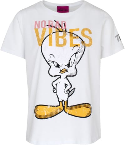 Frogbox goes Princess - wit t-shirt no bad vibes - maat 36