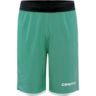 Craft Progress Reversible Short Kinderen - Groen / Wit | Maat: 122/128