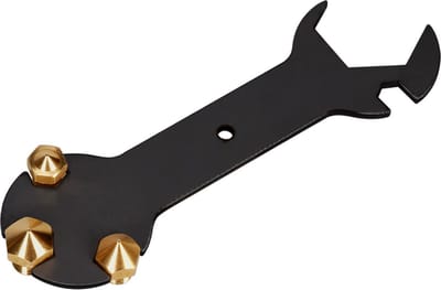 Hiden - Multifunctionele Nozzle Sleutel - Inbussleutel - 3D Pen - 3D printer Filament - 3D printer Bouwpakket - Zwart