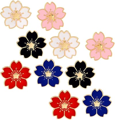 Broches, knopen, veiligheidsspelden, onzichtbare accessoires voor overhemden, zonder naaien, sakura-broche, sieradennaalden voor kleding