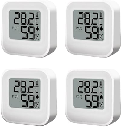 longziming -Wireless Temperatuursensor - Luchtvochtigheidssensor - LCD Scherm Met VPD En Condenspunt Monitoring - 1 Stuk - Wit
