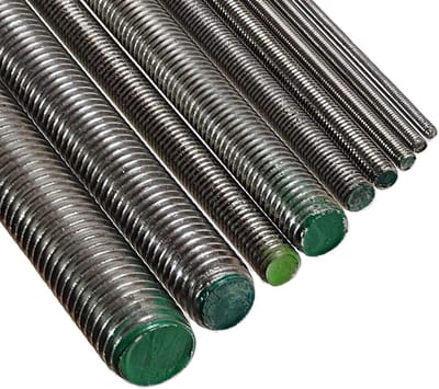 Schroefdraadstangen RVS - Draadstangen M12 - Bevestigen Bouwen - Volledig Geschroefd - 10 stuks M12 1m - Zilverkleurig