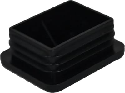 Insteekdop 50x40x3-4 mm zwart