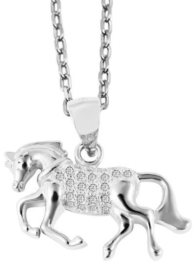 AKZENT Akzent Dames hanger "Barbika" van 925 Sterlingzilver, gerhodineerd, duurzaam