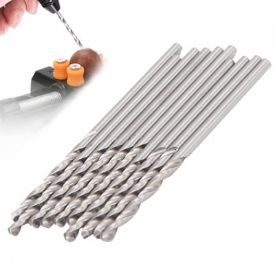 Set van 10 stuks 1.75mm Boorbits voor Cultivatie en Tappen - Geschikt voor Hout, Metaal en Kunststof