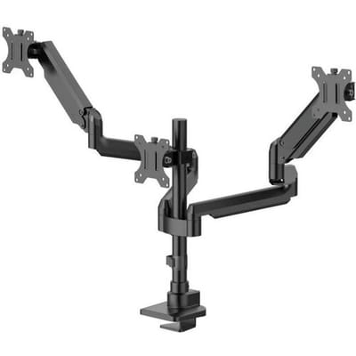 Hama Tafelbeugel voor monitor Aantal monteerbare displays: 1 Display(s) 81,3 cm (32) Zwart Roteerbaar, Zwenkbaar, Kantelbaar, In hoogte verstelbaar