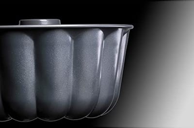 Grote Gugelhupf Bakvorm met Antiaanbaklaag - 24 cm, Ronde Turbanvorm, Vaatwasserbestendig