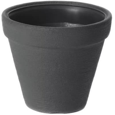 Prosperplast Plantenpot/bloempot Classic - kunststof - antraciet - D58 x H47 cm - tuin potten