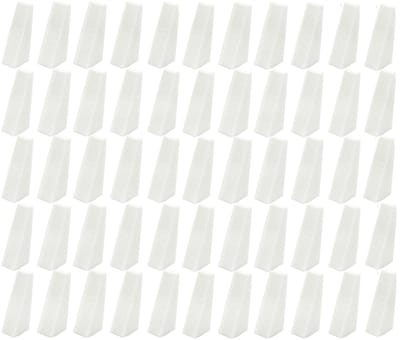 Dailygoods - 55 Stuks Make-up Sponzen - Driehoekige Wasbare Cosmetica Sponsjes voor Poeder en Vloeistof