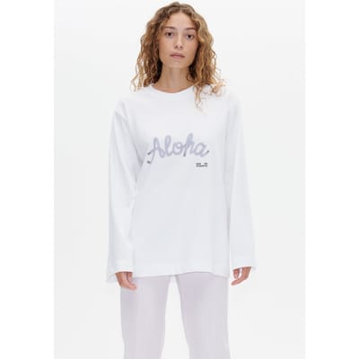Baum und Pferdgarten Jeevana Top Aloha Blue Maat: L | Tops Outlet | Dames | Wit