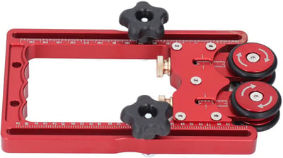 NTH products- Tafelzaag Roller - Aluminiumlegering - Rubberwielen - Gekanteld Lager - Houtbewerking - Stabiliteit en Nauwkeurigheid - Zaagtafel