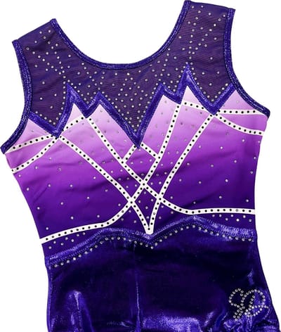 Sparkle&Dream Turnpakje Puck Paars - ALA | maat XS-S - Gympakje voor Turnen en Gymnastiek