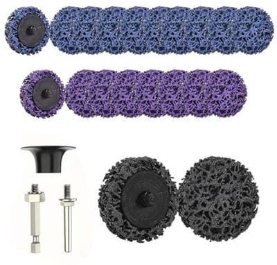Grof Reinigingsschijven Set - 21 Stuks 50mm voor Slijpen en Polijsten