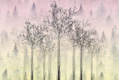 Fotobehang TreesArtwork4 DD118010 A.S. Création Atelier 47 | 3D Fotobehang op maat