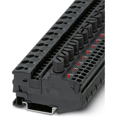 Phoenix Contact 3034251 Zekering-serieklem 12.2 mm Spanveer Zwart 25 stuk(s)