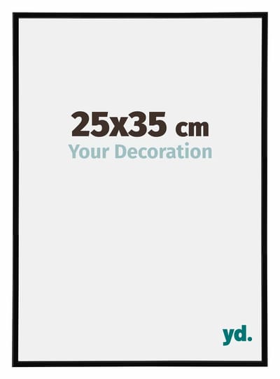 Your Decoration - Puzzellijst 25x35 cm - Zwart Hoogglans - Puzzellijst 500-1000 stukjes - Kunststof Fotolijst - Annecy